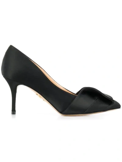 Charlotte Olympia Classic Velvet Pumps In Black