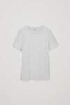 Cos Cotton T-shirt In Grey