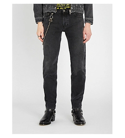 The Kooples Slim-fit Tapered Jeans In Bla55