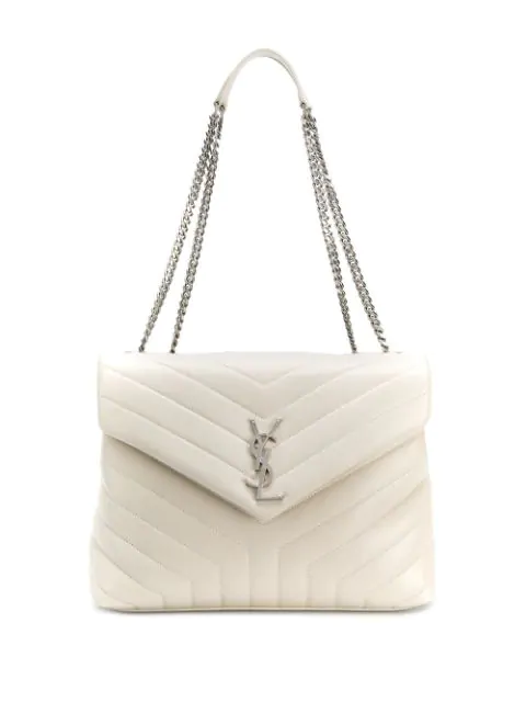 ysl white bag