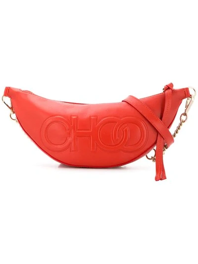 Jimmy Choo Faye Belt Bag In 橘色