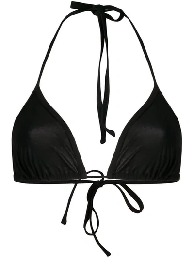 Isabel Marant Triangle Bikini Top In Black