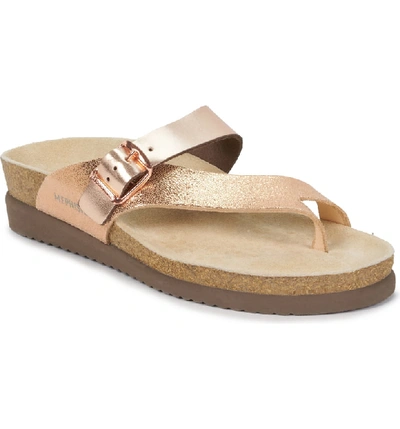 Mephisto Helen Mix Sandal In Nude Venise/ Pink Leather