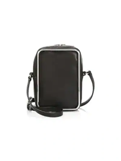 Alexander Wang Halo Leather Crossbody Bag In Black