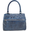 Givenchy 'small Pepe Pandora' Leather Crossbody Bag - Blue In Night Blue