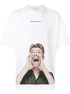 Ih Nom Uh Nit Bowie Scream White Cotton T-shirt
