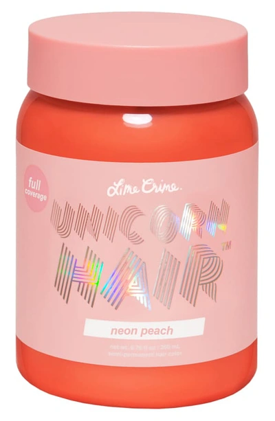 Lime Crime Unicorn Hair Full Coverage Semi-permanent Hair Color In Neon Peach