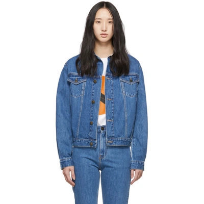 Calvin Klein Jeans Est.1978 Blue Denim Trucker Jacket
