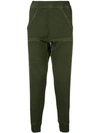 Dsquared2 Rear Logo Track Pants In Green