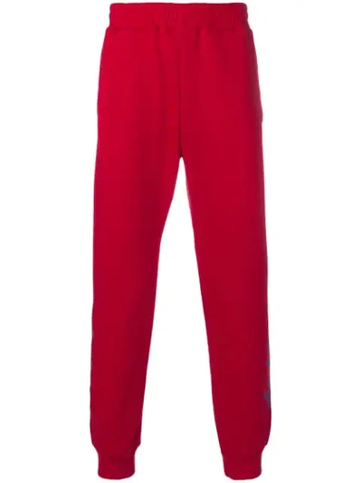 Ktz Signature Printed Track Pants In Red