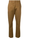 N°21 Slim-fit Tailored Trousers In Brown