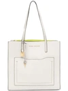 Marc Jacobs The Grind Shopper Tote In White