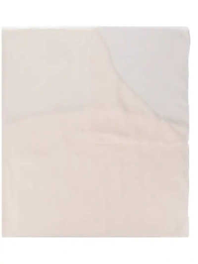Faliero Sarti Plain Scarf In White