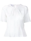 Dondup Flared Short-sleeve T-shirt In White
