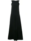 Red Valentino Wide Leg Jumpsuit In Black