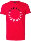 Diesel T-diego-y2 T-shirt In Red