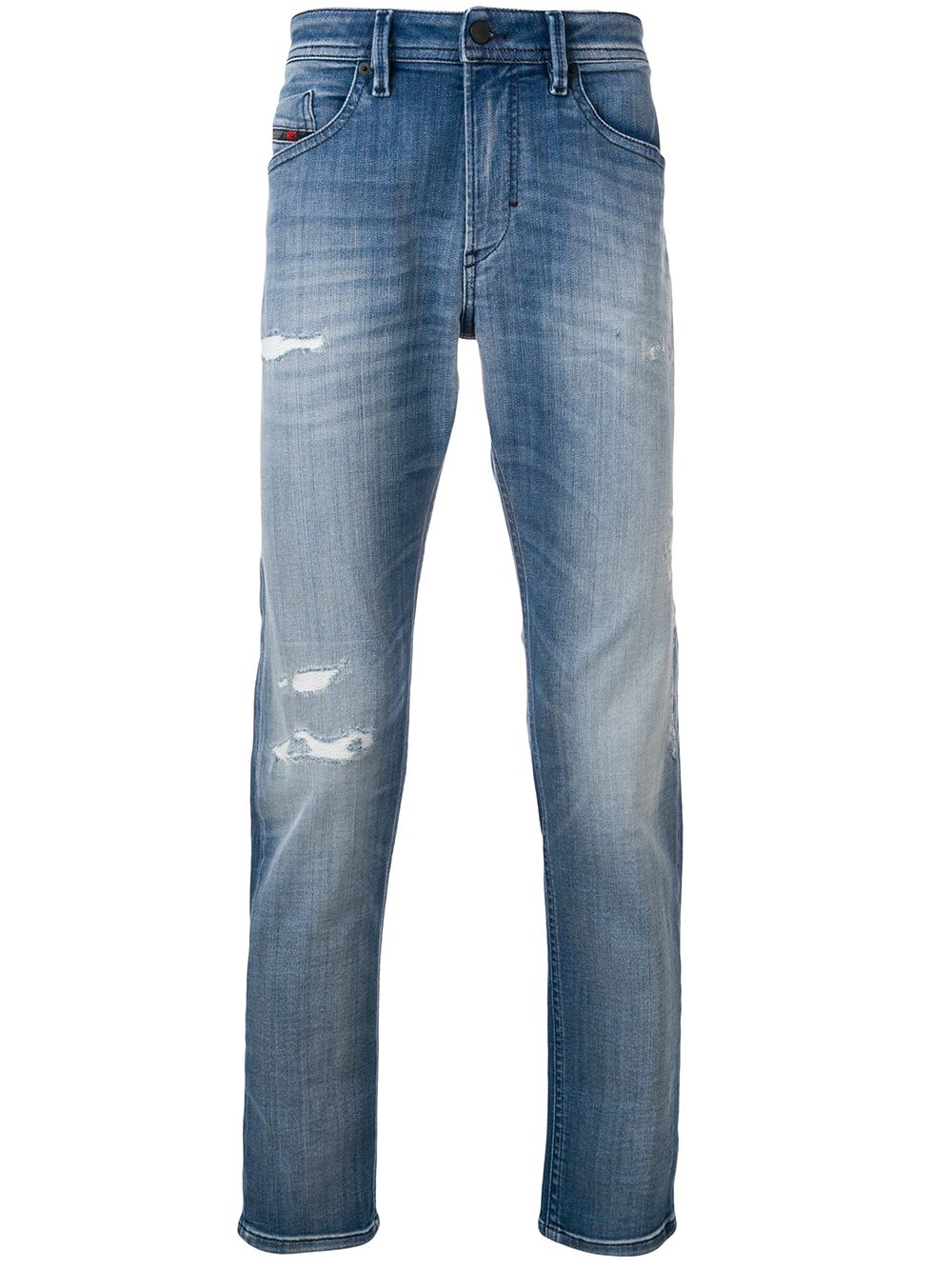 Diesel Ripped Skinny Jeans - Blue | ModeSens