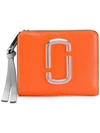 Marc Jacobs Snapshot Mini Wallet In Orange