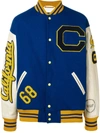Calvin Klein 205w39nyc Patch-embellished Varsity Jacket - Blue