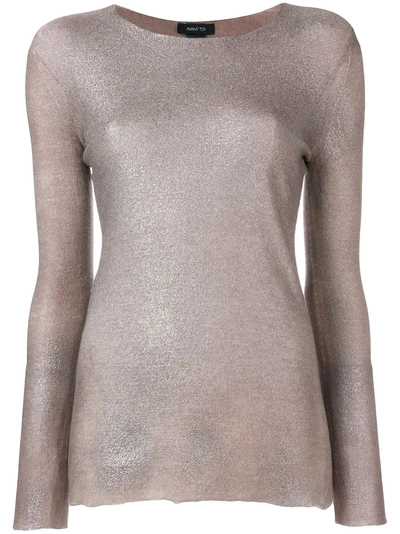 Avant Toi Reversible Slim-fit Sweater - Neutrals