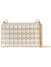 Red Valentino Red (v) Flower Puzzle Crossbody Bag In White