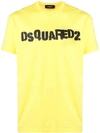 Dsquared2 Logo T In Yellow