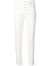 Iro Buttoned Skinny Jeans In White