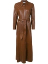 Nanushka Taurus Shirt Dress - Brown
