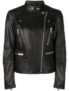 Belstaff Sydney Leather Jacket In Black
