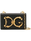 Dolce & Gabbana Dg Baroque Plaque Crossbody - Black