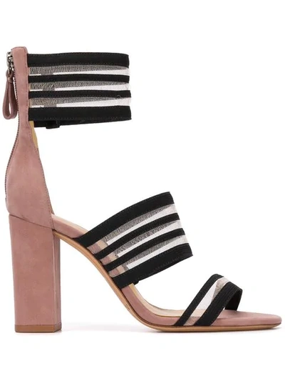 Alexandre Birman Shadow Sandals In Pink