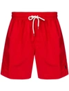 Polo Ralph Lauren Drawstring Waist Swim Shorts In Red