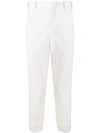 Neil Barrett Cropped Tailored Trousers In Grey