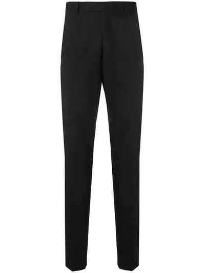 Rick Owens Slim Fit Tailored Trousers In Black
