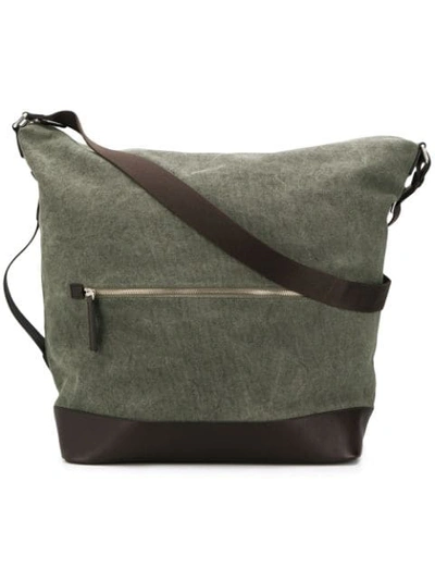 Orciani Large Shoulder Bag In Green