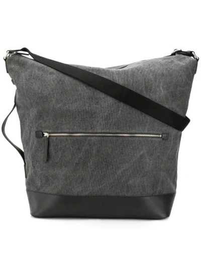 Orciani Large Shoulder Bag In Black