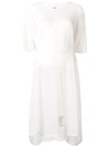 Rick Owens Drkshdw T-shirt Im Oversized-look In White