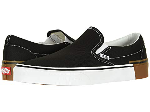 vans classic slip on gum block