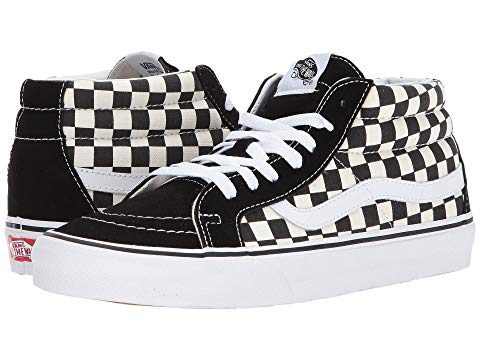 vans sk8 mid reissue checkerboard