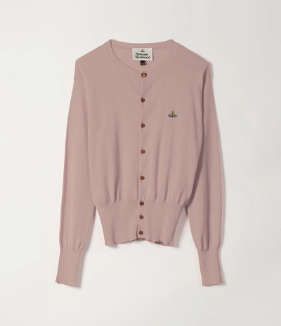 Vivienne Westwood Classic Knit Cardigan Soft Pink | ModeSens