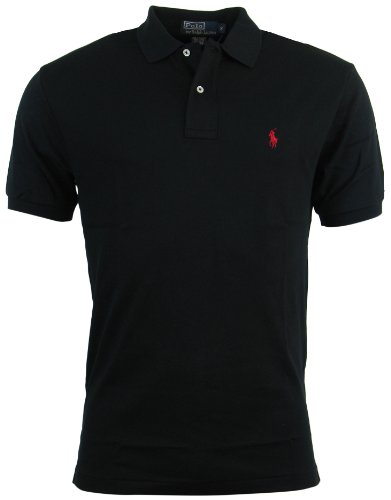 Polo Ralph Lauren Mens Classic Fit Interlock Polo Shirt In Black | ModeSens