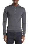 John Smedley Belper Slim-fit Merino Wool Polo Shirt In Charcoal