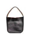 Proenza Schouler Black Large Plaited Handle Tote Bag