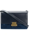 Saint Laurent Blue Bellechase Medium Leather Shoulder Bag