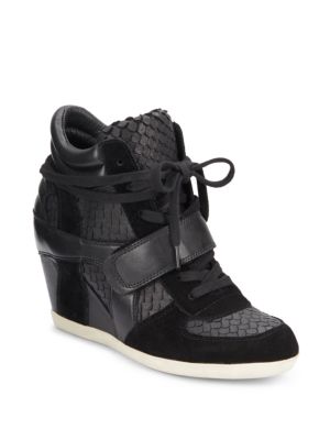 Ash Leather Wedge Sneakers | ModeSens