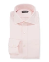 Tom Ford Men's Long-sleeve Solid Dress Shirt In Pink