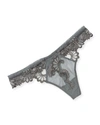 Lise Charmel Dressing Floral-lace Thong In Ambre Nacre