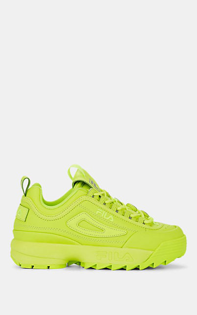 fila shoes lime green