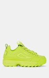 Fila Women's Disruptor 2 Premium Low-top Sneakers In Neon Green