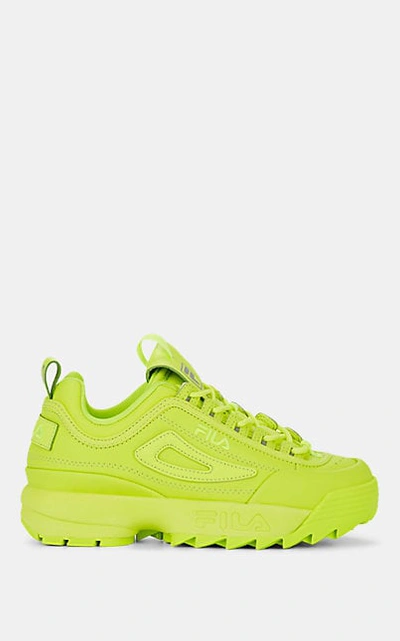 Fila Women's Disruptor 2 Premium Low-top Sneakers In Neon Green